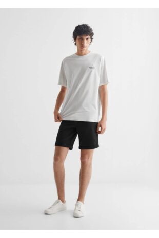 پیراهن سفید مردانه مانگو 47067830