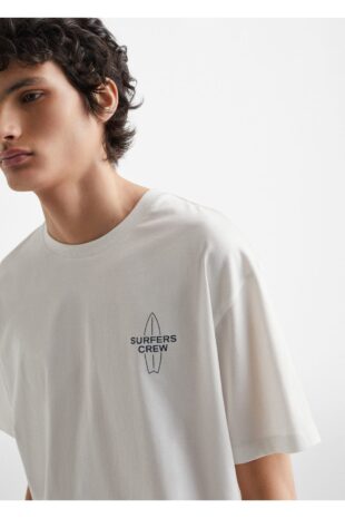 پیراهن سفید مردانه مانگو 47067830