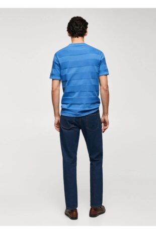تی شرت آبی مردانه مانگو 47077850