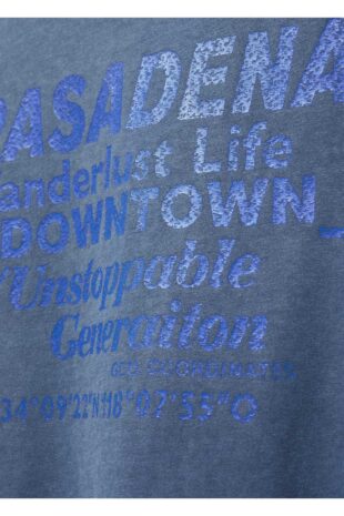 پیراهن آبی مردانه مانگو 57034775