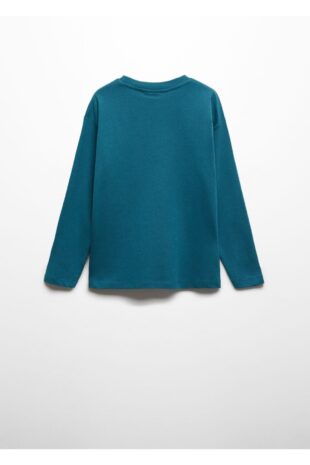 تی شرت آبی پسرانه مانگو 57087746