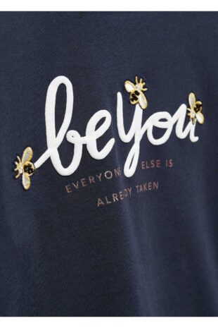 تی شرت لاجورد دخترانه مانگو 57075150