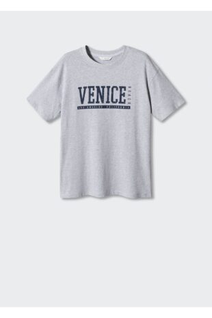 تی شرت لاجورد مردانه مانگو 47025935