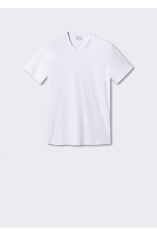 تی شرت آبی مردانه مانگو 57010794