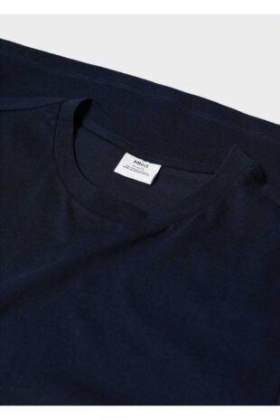 تی شرت لاجورد مردانه مانگو 57010795