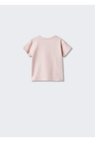 تی شرت صورتی دخترانه مانگو 57002525