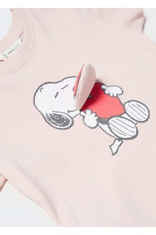 تی شرت صورتی دخترانه مانگو 57002525