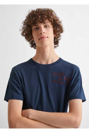 پیراهن لاجورد مردانه مانگو 57005987