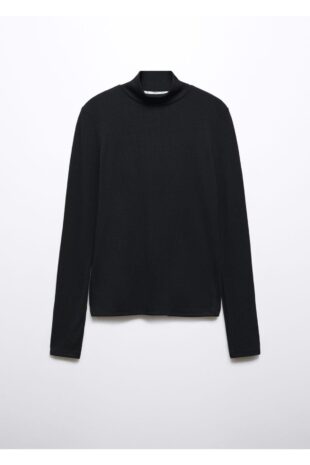 تی شرت سیاه زنانه مانگو 57057730