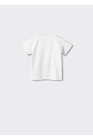 تی شرت سفید دخترانه مانگو 57023266