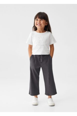 تی شرت سفید دخترانه مانگو 57023266