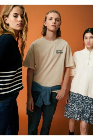 پیراهن بژ مردانه مانگو 57044031