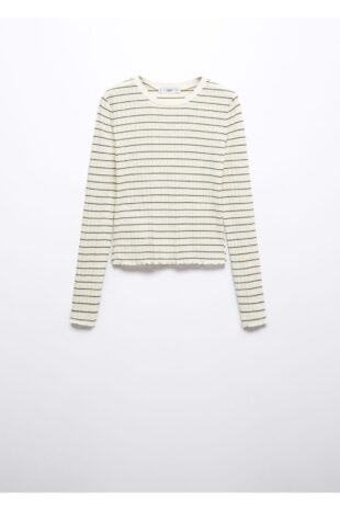 تی شرت سبز زنانه مانگو 57077736