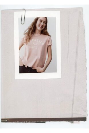 تی شرت صورتی زنانه مانگو 57002889