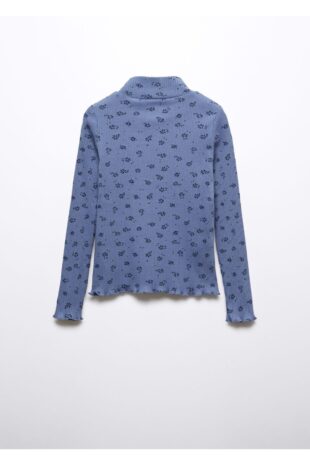 تی شرت آبی دخترانه مانگو 57005791