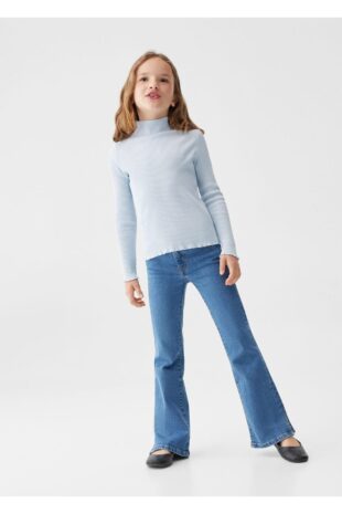 تی شرت آبی دخترانه مانگو 57005791