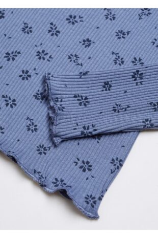 تی شرت آبی دخترانه مانگو 57005791