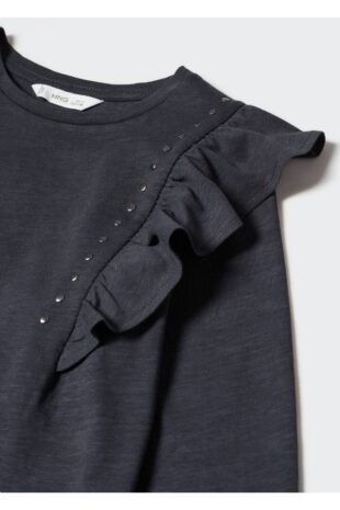تی شرت سیاه دخترانه مانگو 57023268