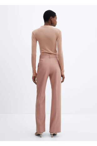 تی شرت صورتی زنانه مانگو 57009107