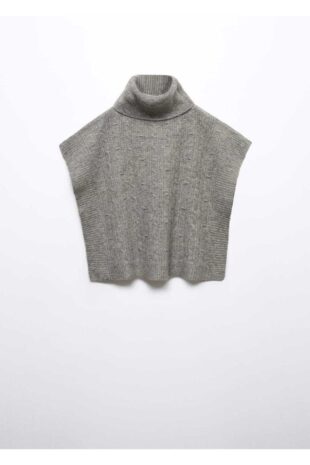 بافت خاکستری دخترانه مانگو 57085991