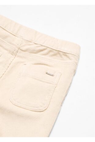 شلوار بژ فاق نرمال دخترانه مانگو 57096310