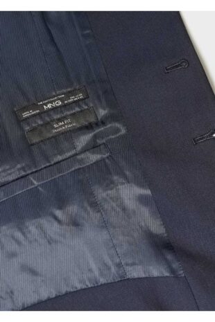 کت لاجورد مردانه مانگو 57040677