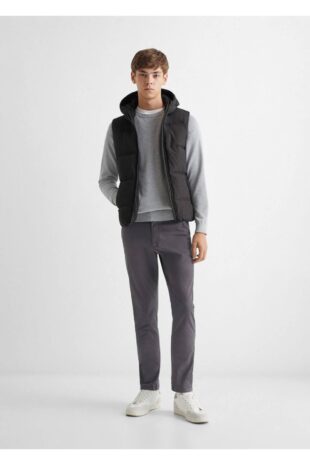 کت سیاه مردانه مانگو 57065133