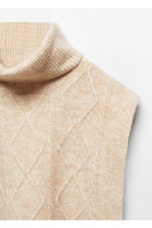 بافت بژ دخترانه مانگو 57057721