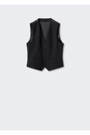 کت سیاه مردانه مانگو 57040664