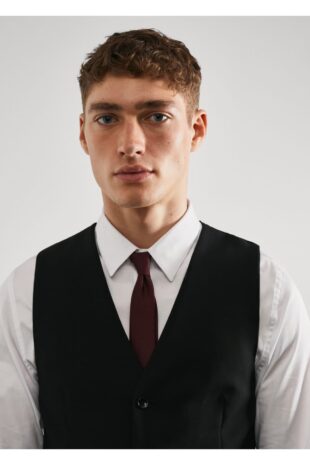 کت سیاه مردانه مانگو 57040664