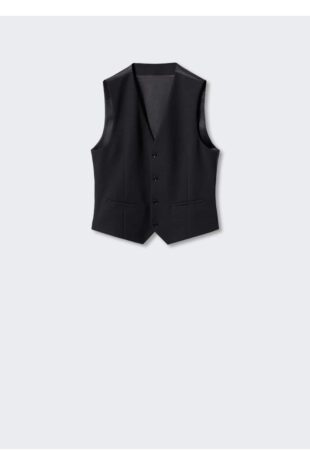 کت سیاه مردانه مانگو 57040664