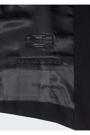 کت سیاه مردانه مانگو 57040664