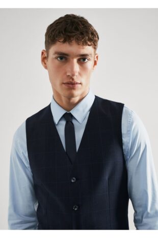 کت لاجورد مردانه مانگو 57040666