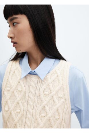 بافت اکرو زنانه مانگو 57067725