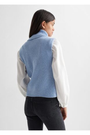 بافت آبی زنانه مانگو 57024760