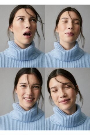 بافت آبی زنانه مانگو 57024760