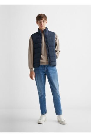 کت لاجورد مردانه مانگو 57045134