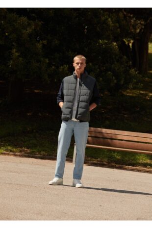 کت سیاه مردانه مانگو 57045134