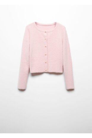 ژاکت صورتی زنانه مانگو 57079087