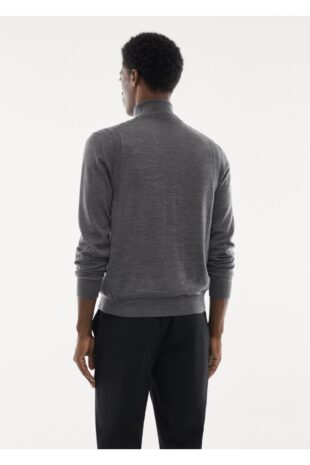 بافت خاکستری مردانه مانگو 57094761