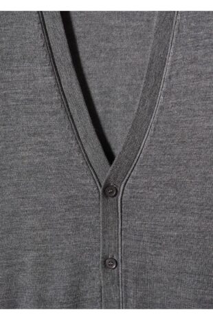 بافت خاکستری مردانه مانگو 57094761