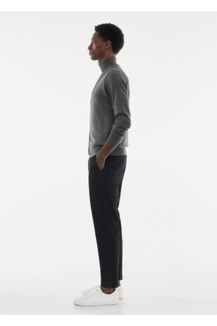 بافت خاکستری مردانه مانگو 57094761