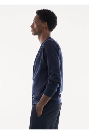 بافت لاجورد مردانه مانگو 57094761