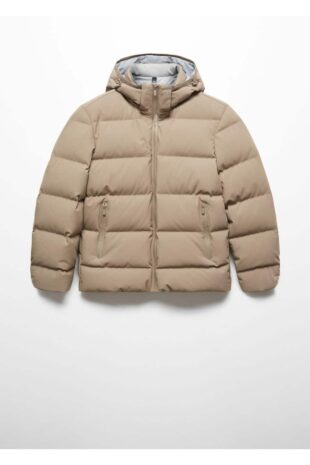 کت قهوه ای مردانه مانگو 57048264