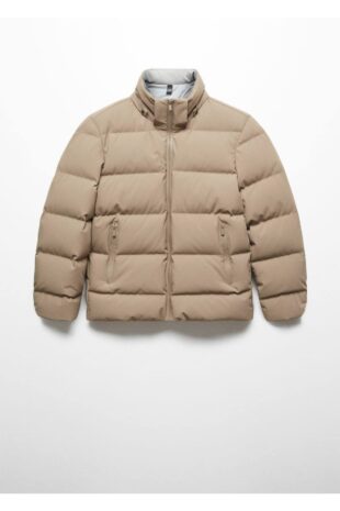 کت قهوه ای مردانه مانگو 57048264