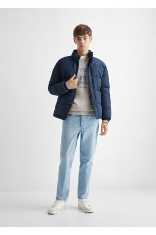 کت لاجورد مردانه مانگو 57085132