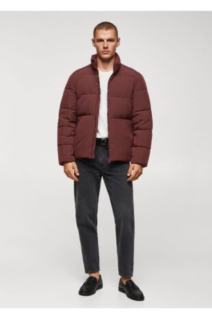 کت قرمز مردانه مانگو 57086709