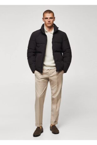 کت سیاه مردانه مانگو 57086709