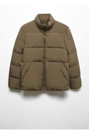 کت قهوه ای مردانه مانگو 57086709