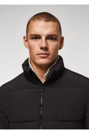 کت سیاه مردانه مانگو 57086709